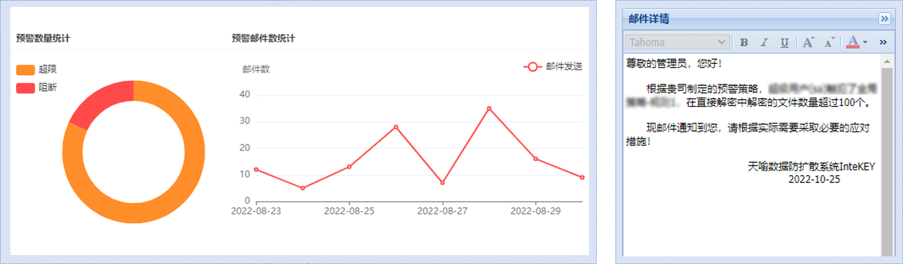 9 InteKEY V11预警统计及预警邮件提醒